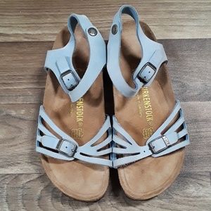 BIRKENSTOCK baby blue sandals